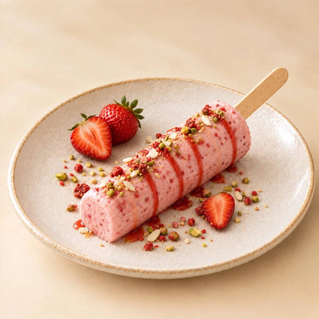 Strawberry Kulfi Coimbatore Erode – Sorgavasal Kulfi Tamil Nadu